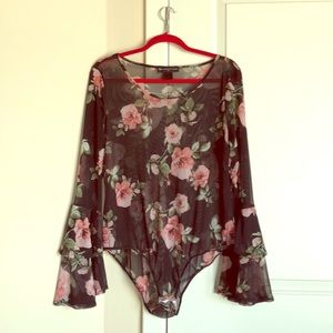 Floral bodysuit